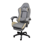 Gejmerska stolica Phantom - siva - Slika 3